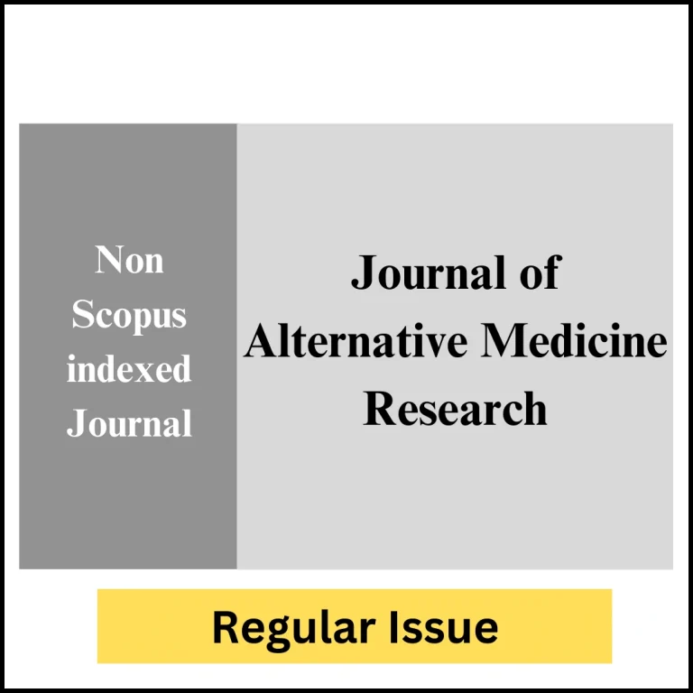 Journal of Alternative Medicine Research